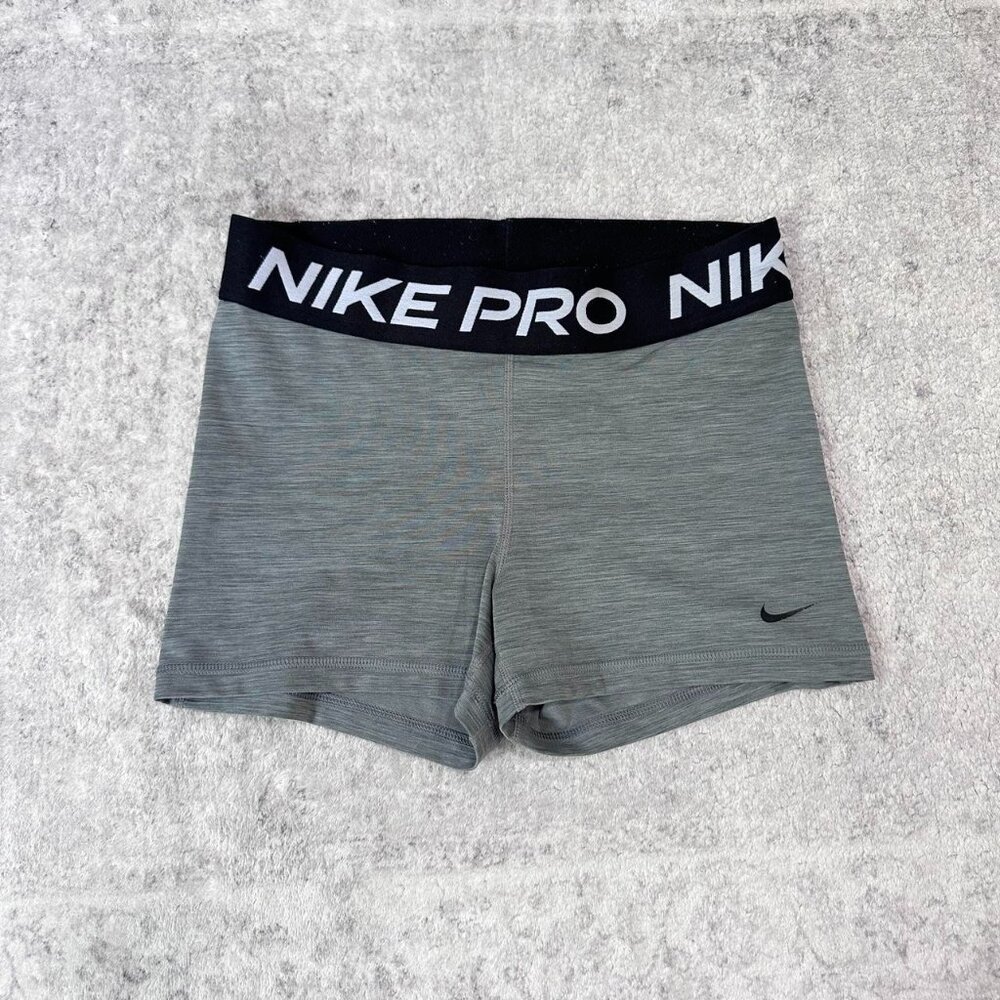 Nike Gray Black Athletic Shorts Compression Fit